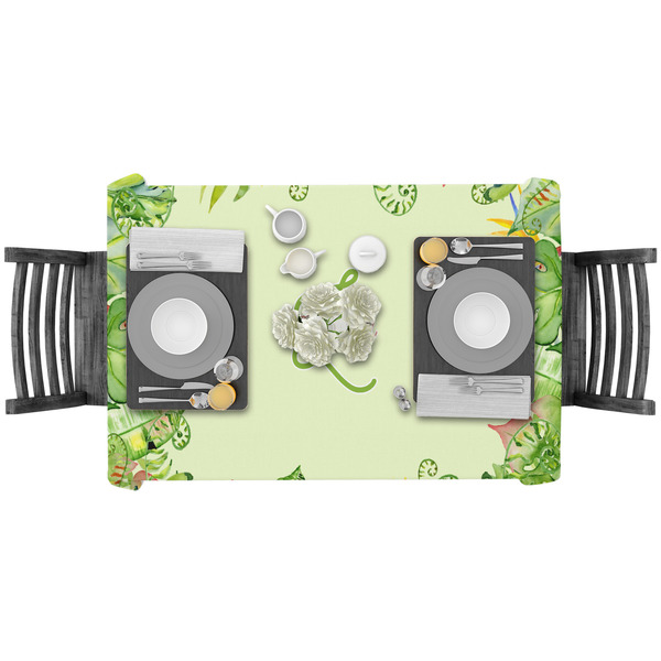 Tropical Leaves Border Rectangular Tablecloths - LIFESTYLE