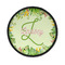 Tropical Leaves Border Round Patch