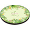 Tropical Leaves Border Round Table Top (Angle Shot)