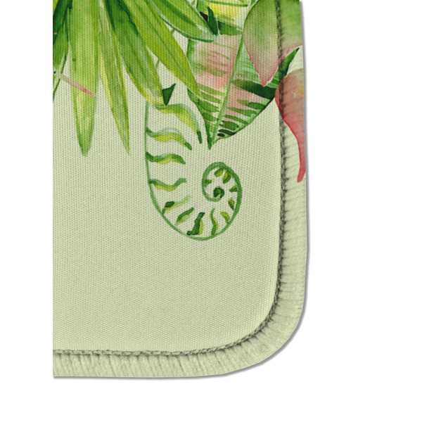 Tropical Leaves Border Sanitizer Holder Keychain - Detail