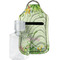 Tropical Leaves Border Sanitizer Holder Keychain - Small with Case