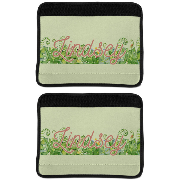 Tropical Leaves Border Seat Belt Cover (APPROVAL Update)
