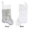 Tropical Leaves Border Sequin Stocking - Approval