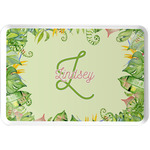 Tropical Leaves Border Serving Tray (Personalized)