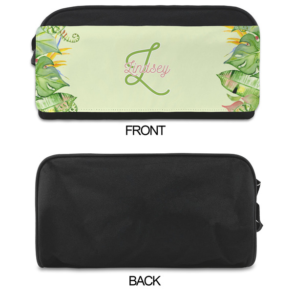 Tropical Leaves Border Shoe Bags - APPROVAL