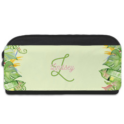 Tropical Leaves Border Shoe Bag (Personalized)