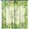 Tropical Leaves Border Shower Curtain (Personalized)