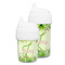 Tropical Leaves Border Sippy Cups