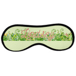 Tropical Leaves Border Sleeping Eye Masks - Large (Personalized)