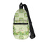 Tropical Leaves Border Sling Bag (Personalized)