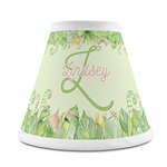 Tropical Leaves Border Chandelier Lamp Shade (Personalized)