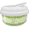 Tropical Leaves Border Snack Container (Personalized)