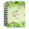 Tropical Leaves Border Spiral Journal Small - Front View