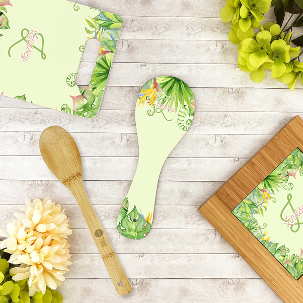 Tropical Leaves Border Spoon Rest Trivet - LIFESTYLE
