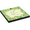 Tropical Leaves Border Square Table Top (Angle Shot)