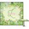 Tropical Leaves Border Square Table Top