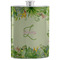 Tropical Leaves Border Stainless Steel Flask