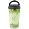 Tropical Leaves Border Stainless Steel Travel Cup
