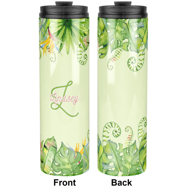 Tropical Leaves Border Stainless Steel Tumbler 20 Oz - Approval