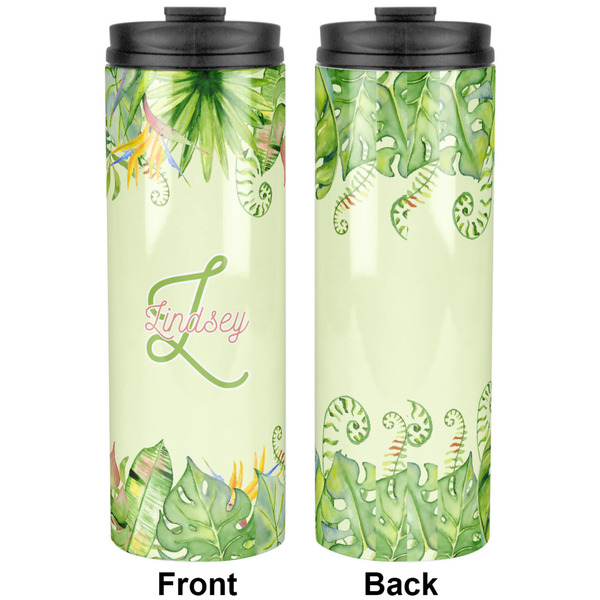 Tropical Leaves Border Stainless Steel Tumbler - Apvl