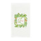 Tropical Leaves Border Guest Paper Towels - Full Color - Standard (Personalized)