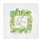 Tropical Leaves Border Standard Decorative Napkin - Front View