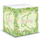Tropical Leaves Border Sticky Note Cube