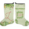 Tropical Leaves Border Stocking - Double-Sided - Approval