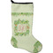 Tropical Leaves Border Stocking - Single-Sided