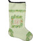 Tropical Leaves Border Holiday Stocking - Neoprene (Personalized)