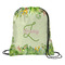 Tropical Leaves Border String Backpack