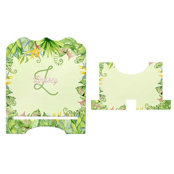 Tropical Leaves Border Stylized Tablet Stand - Apvl
