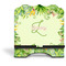 Tropical Leaves Border Stylized Tablet Stand - Front without iPad