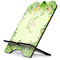 Tropical Leaves Border Stylized Tablet Stand - Side View
