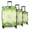 Tropical Leaves Border Suitcase Set 1 - MAIN
