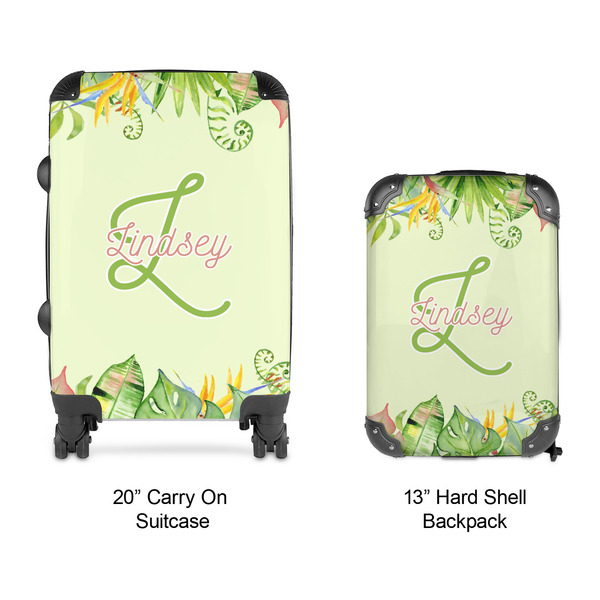 Tropical Leaves Border Suitcase Set 4 - APPROVAL