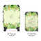 Tropical Leaves Border Suitcase Set 4 - APPROVAL