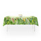 Tropical Leaves Border Tablecloths (58"x102") - MAIN (side view)