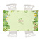 Tropical Leaves Border Tablecloths (58"x102") - MAIN (top view)