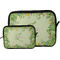Tropical Leaves Border Tablet Sleeve (Size Comparison)