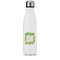 Tropical Leaves Border Water Bottle - 17 oz. - Stainless Steel - Full Color Printing (Personalized)