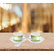 Tropical Leaves Border Tea Cup Lifestyle