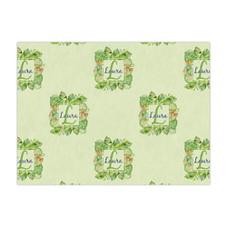 Tropical Leaves Border Large Tissue Papers Sheets - Heavyweight (Personalized)