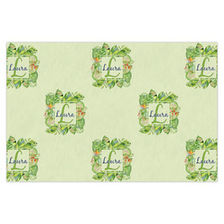 Tropical Leaves Border Tissue Paper Sheets - X-Large - Heavyweight (Personalized)