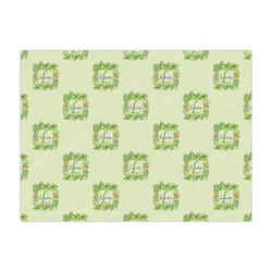 Tropical Leaves Border Large Tissue Papers Sheets - Lightweight (Personalized)