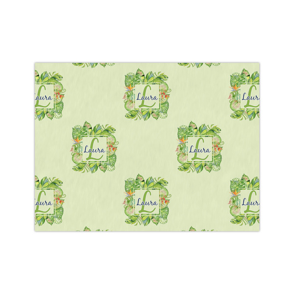 Custom Tropical Leaves Border Tissue Paper Sheets - Medium - Lightweight (Personalized)