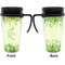 Tropical Leaves Border Travel Mug with Black Handle - Approval
