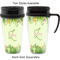 Tropical Leaves Border Travel Mugs - with & without Handle