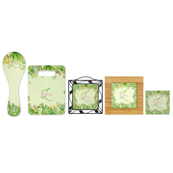 Tropical Leaves Border Trivets - All Trivets