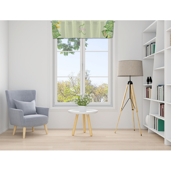 Tropical Leaves Border Valance - LIFESTYLE